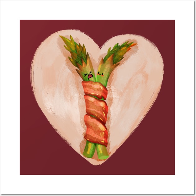 True love is in bacon Wall Art by BBvineart